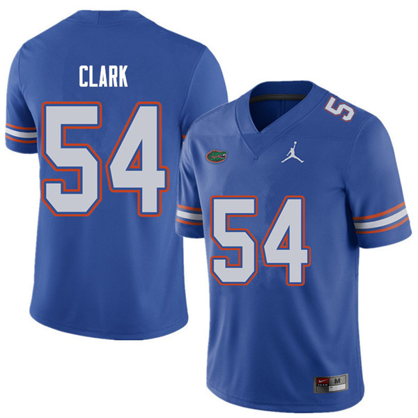Jordan Brand Men #54 Khairi Clark Florida Gators College Football Jerseys Sale-Royal - Click Image to Close